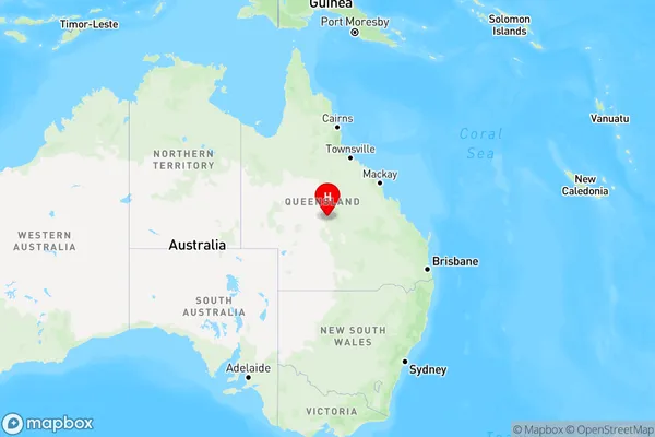 Barcaldine Downs,Queensland Region Map