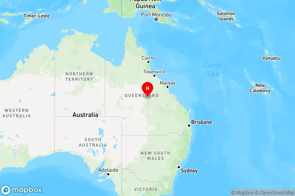 Pelican Creek,Queensland Region Map