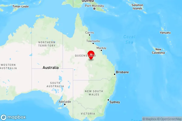 Mexico,Queensland Region Map