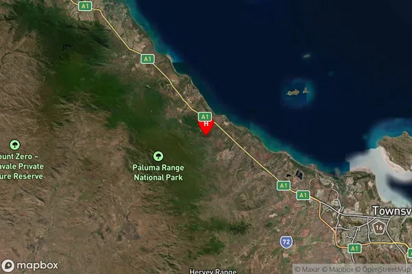 Clemant,Queensland Satellite Map