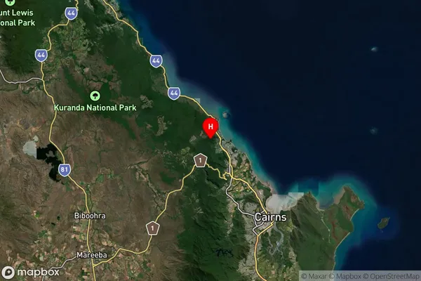 Macalister Range,Queensland Satellite Map