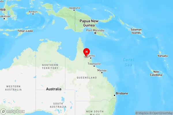 Nychum,Queensland Region Map