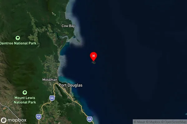 Low Isles,Queensland Satellite Map