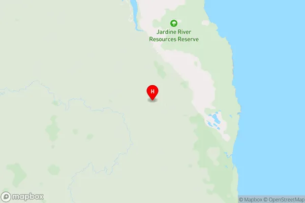 Jardine River,Queensland Area Map