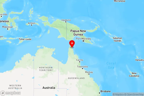 Shelburne,Queensland Region Map