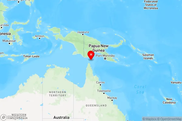 Poruma Island,Queensland Region Map