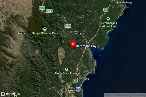 Runnyford,New South Wales Satellite Map