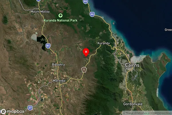 Koah,Queensland Satellite Map