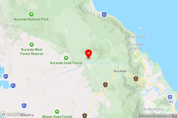 Mona Mona,Queensland Area Map