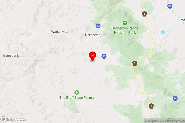 Kalunga,Queensland Area Map