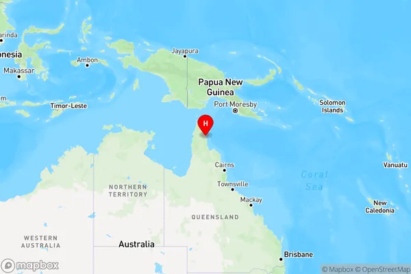 Lockhart River,Queensland Region Map