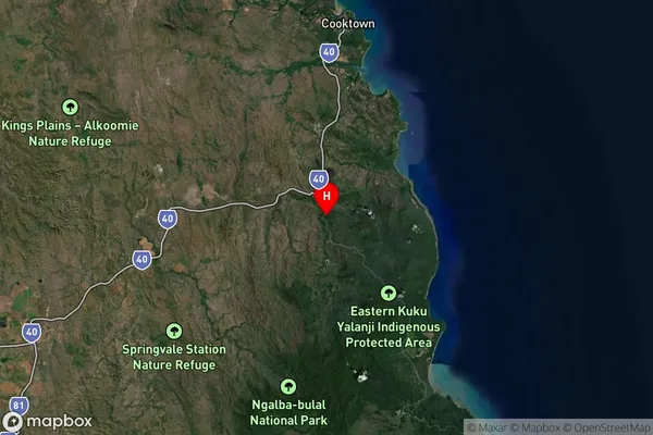 Helenvale,Queensland Satellite Map