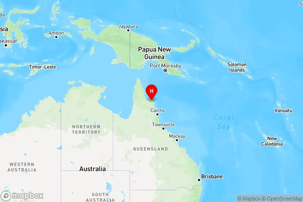 Starcke,Queensland Region Map