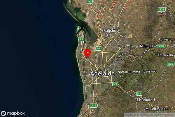 St Clair,South Australia Satellite Map
