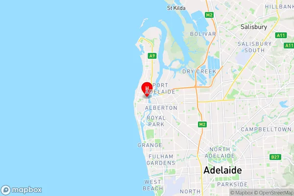 New Port,South Australia Area Map