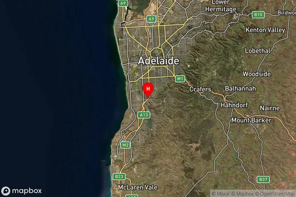 Tonsley,South Australia Satellite Map