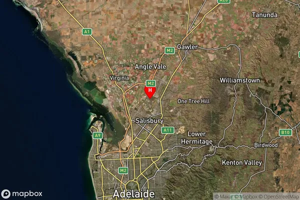 Edinburgh Raaf,South Australia Satellite Map