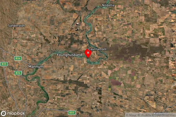 Caurnamont,South Australia Satellite Map