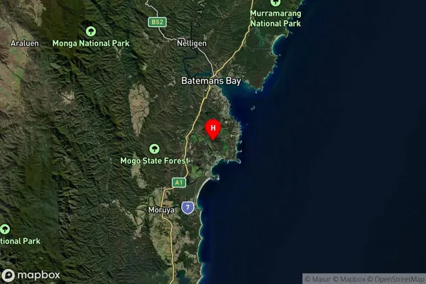 Woodlands,New South Wales Satellite Map