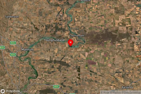 Younghusband,South Australia Satellite Map