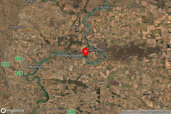 Younghusband Holdings,South Australia Satellite Map