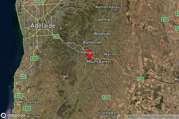 Paechtown,South Australia Satellite Map