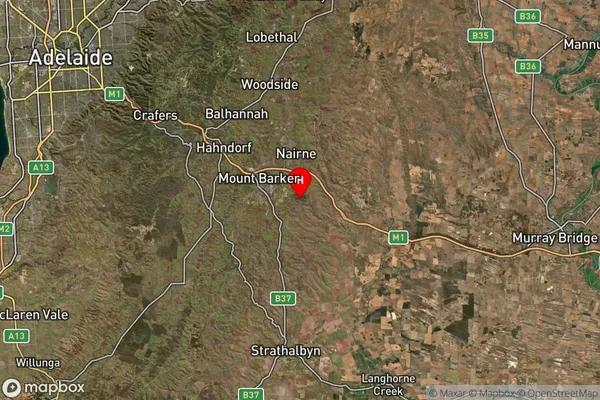 Mount Barker Springs,South Australia Satellite Map