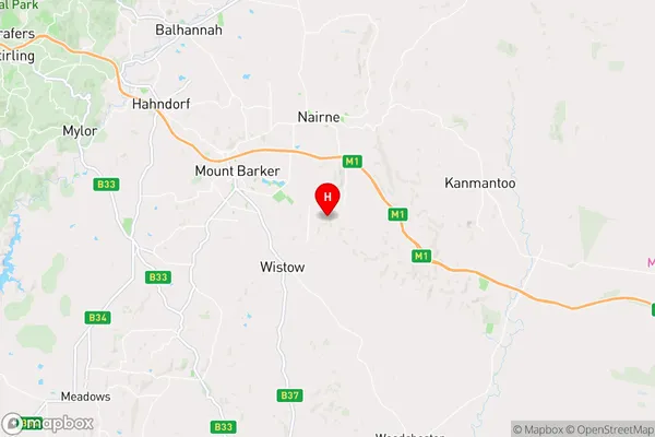 Mount Barker Springs,South Australia Area Map