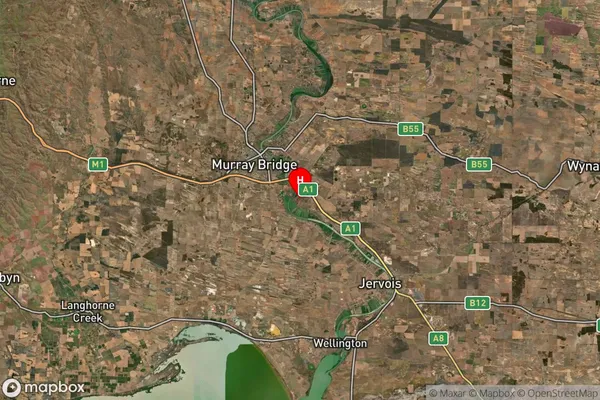 Monteith,South Australia Satellite Map