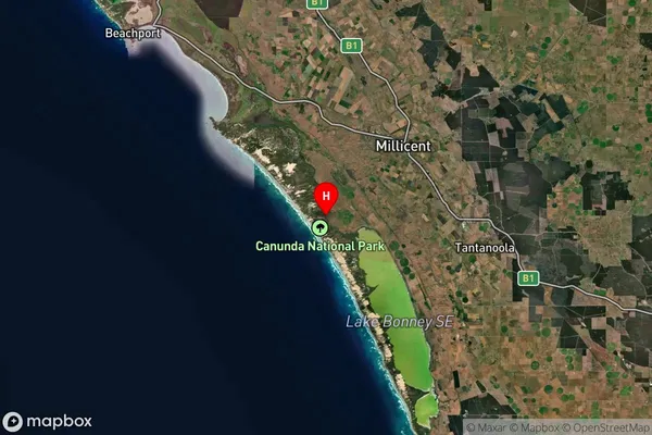 Canunda,South Australia Satellite Map