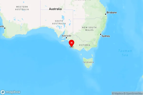 German Creek,South Australia Region Map