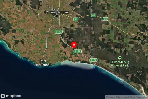 Wye,South Australia Satellite Map