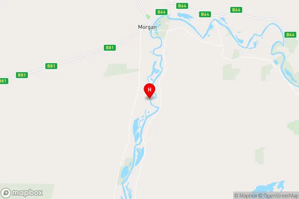 Wombats Rest,South Australia Area Map