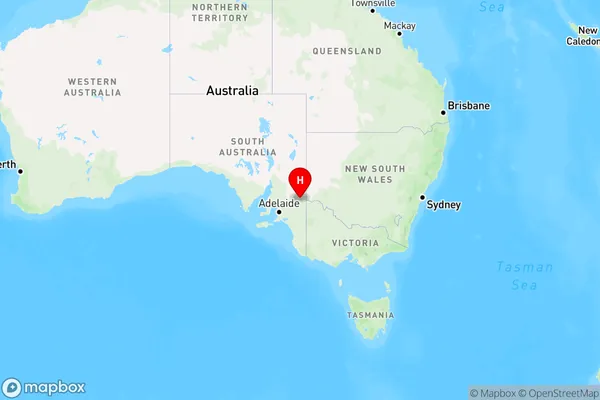 Hawks Nest Station,South Australia Region Map