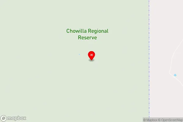 Chowilla,South Australia Area Map