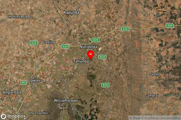 Vine Vale,South Australia Satellite Map