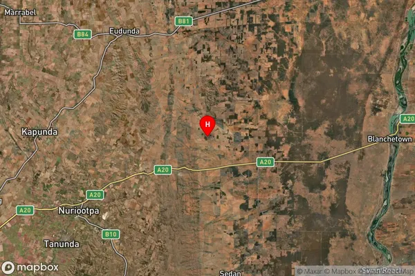 Dutton East,South Australia Satellite Map