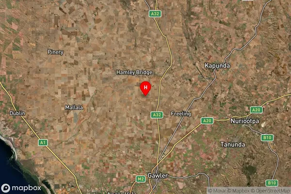 Magdala,South Australia Satellite Map