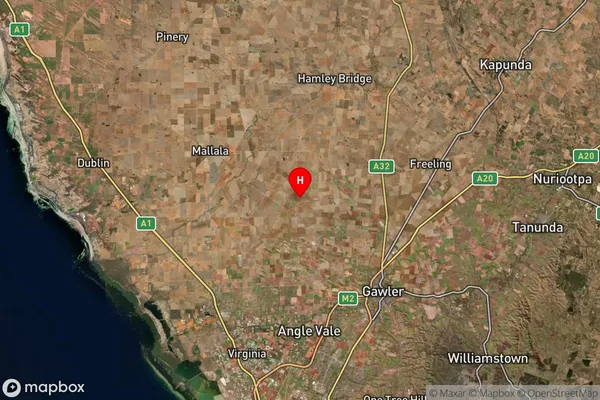 Woolsheds,South Australia Satellite Map