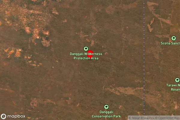 Danggali,South Australia Satellite Map