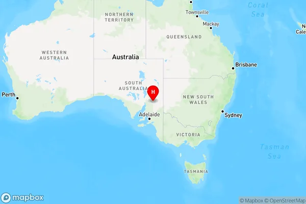 Waroonee,South Australia Region Map