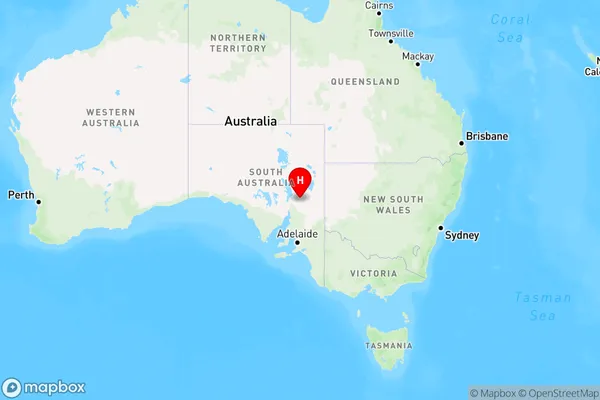 Black Hill Station,South Australia Region Map