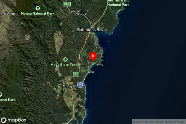 Tomakin,New South Wales Satellite Map