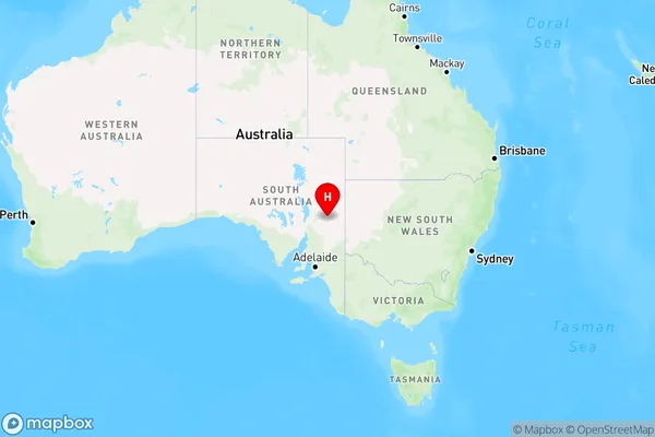 Curnamona,South Australia Region Map