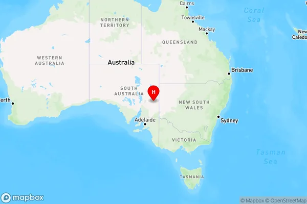 Kalabity,South Australia Region Map