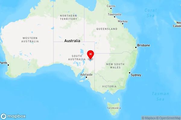 Lake Frome,South Australia Region Map