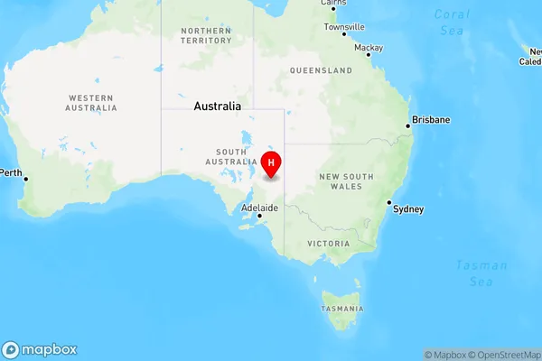 Mount Victor Station,South Australia Region Map