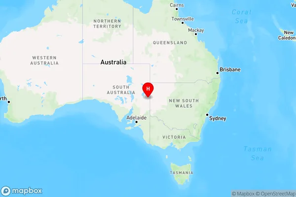 Mulyungarie,South Australia Region Map