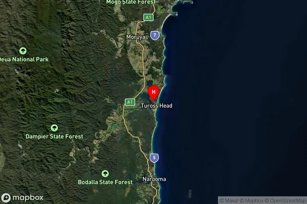 Tuross Head,New South Wales Satellite Map