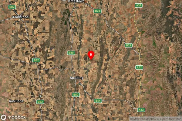 Hacklins Corner,South Australia Satellite Map